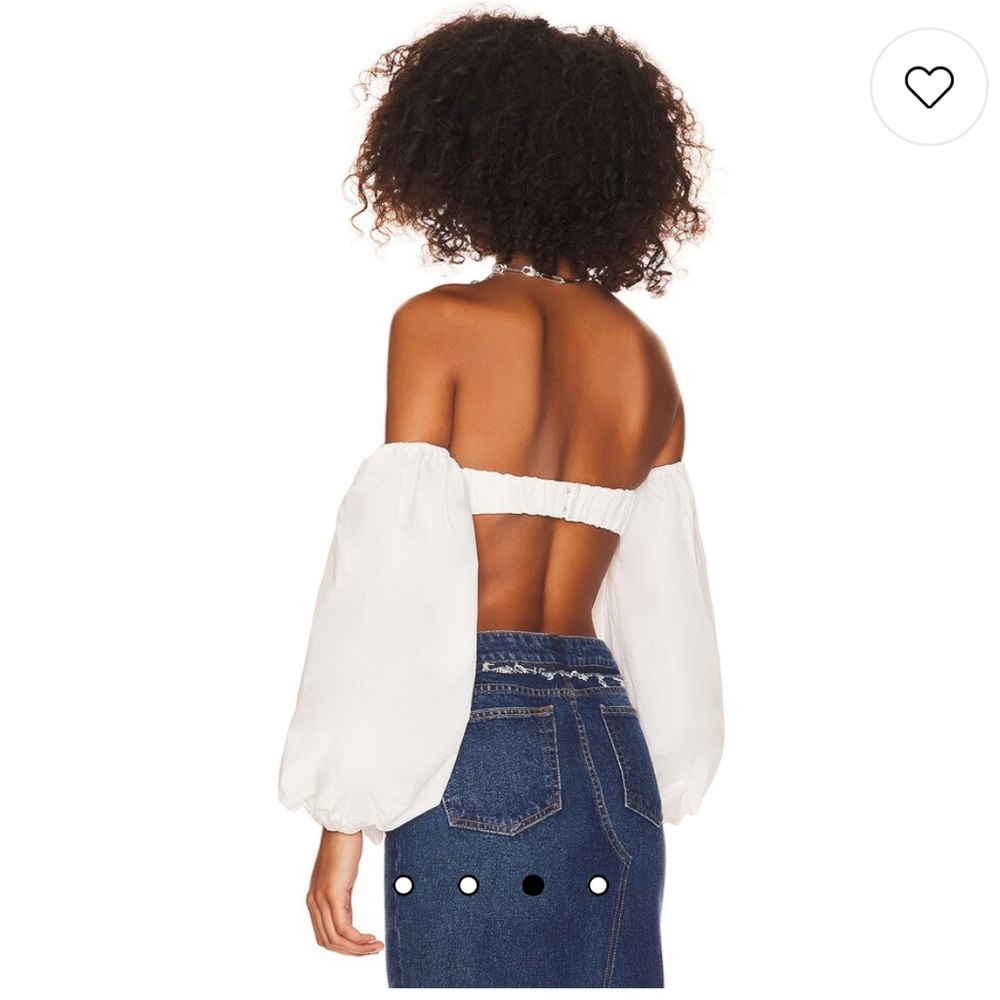 COPY - Balloon sleeves top NBD - revolve